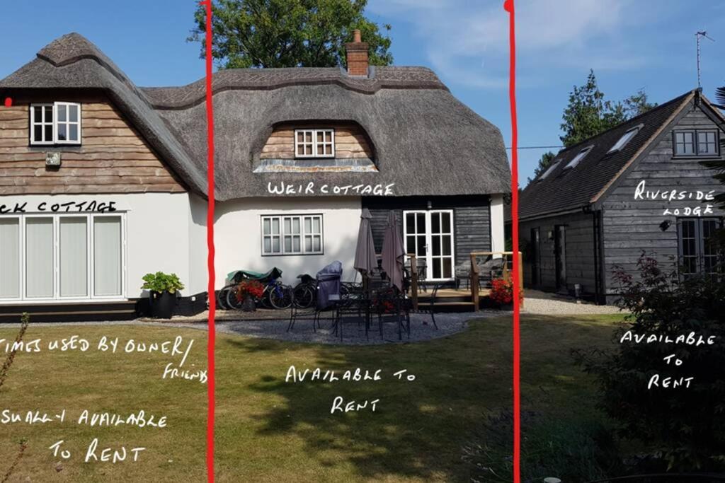 Riverside Lodge Pied A Terre Fordingbridge Kültér fotó